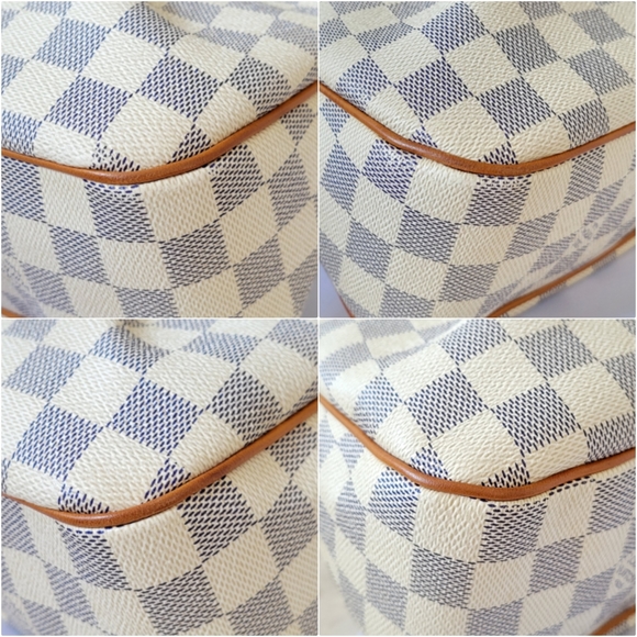 Discontinued ❤ Authentic LV Siracusa PM Damier Azur Crossbody Bag - Picture 15 of 16